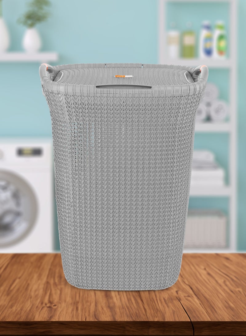 Helal Gray Turt Laundry Basket  - Image 2