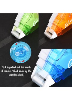Oasisgalore 3PCS Double Sided Adhesive Scrapbook Runner Tape Roller Adhesive Dots Roller Applicator for Home Office School  - Image 5