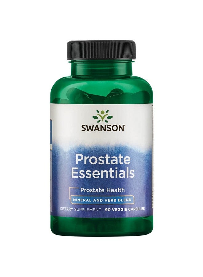 SWANSON Prostate Essentials Mineral And Herbal Supplement Promoting Prostate Health Support Zinc Andsaw Palmetto Formula Aiding Urinary Tract Flow And Bladder Control (90 Veggie Capsules) 1 Pack - Image 2