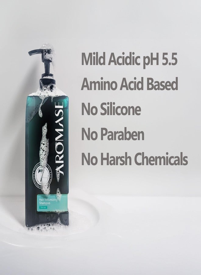 Aromase Hair Volumizing Shampoo - Clarifying Shampoo - Boost Hair Volume, Balance Scalp Oil, Soothe Itchiness - No Parabens, SLS, or Silicone - 14 oz - Image 5