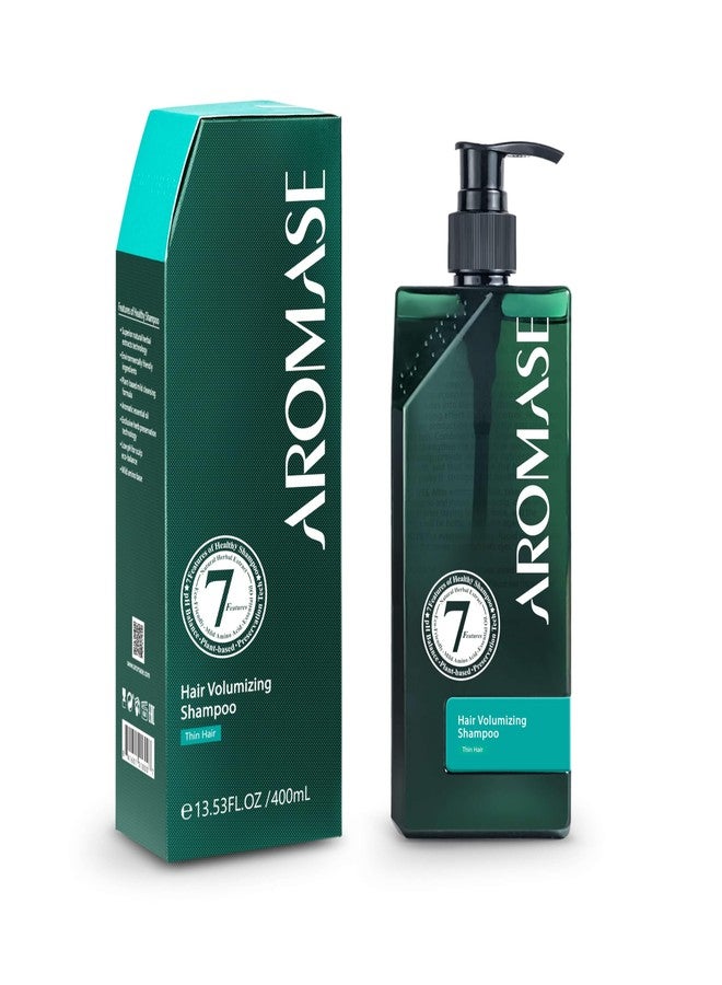 Aromase Hair Volumizing Shampoo - Clarifying Shampoo - Boost Hair Volume, Balance Scalp Oil, Soothe Itchiness - No Parabens, SLS, or Silicone - 14 oz - Image 1