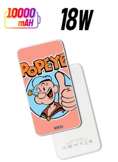 10,000 mAh Super Fast Charging Ultra Compact Power Bank with Quick Charge & Power Delivery, Portable Charger For iPhone and Android Popey Thumbs up