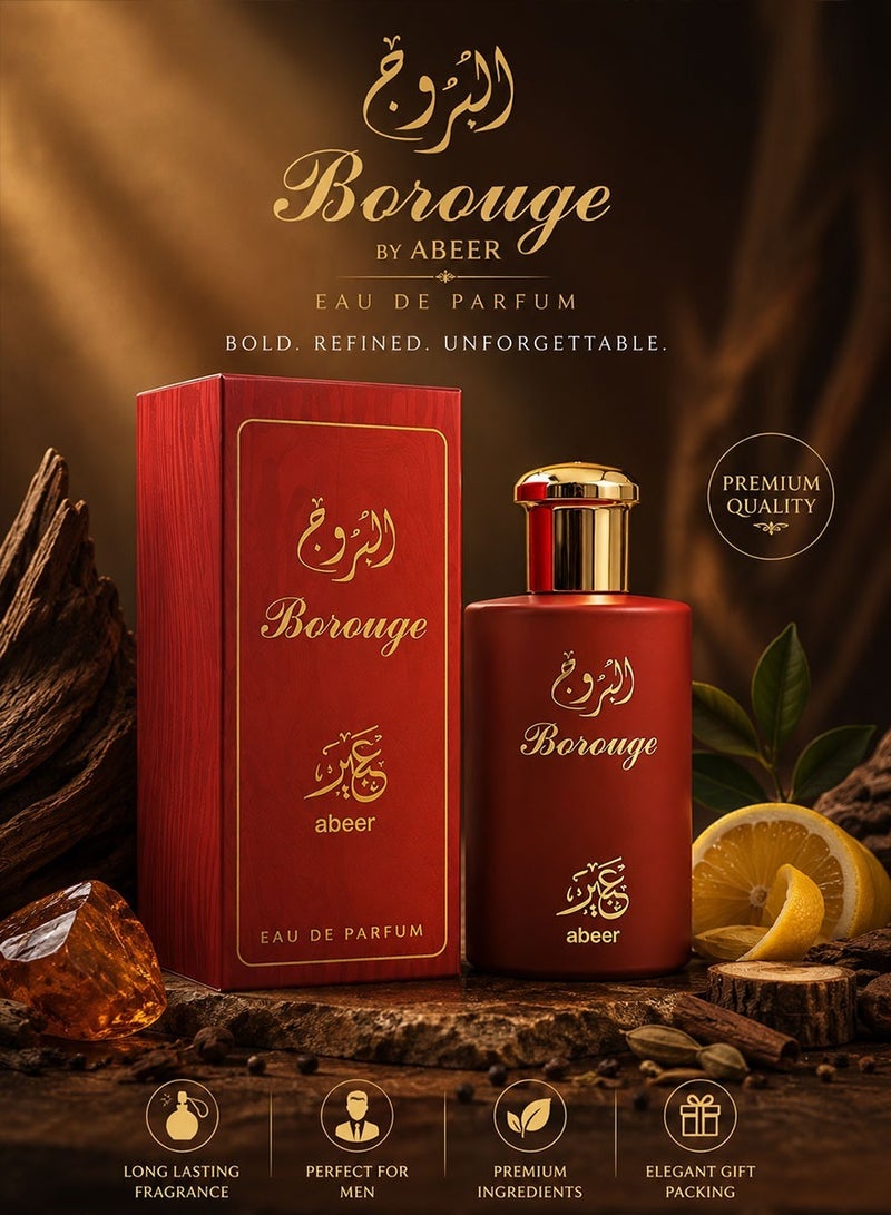 Abeer Borouge Men Perfume by Abeer 100 ML Eau de Parfum - Image 3