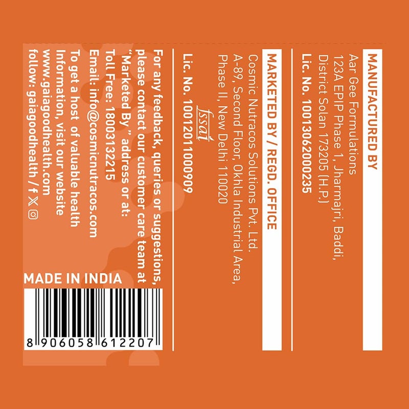 Gaia Crunchy Fruit and Nut Muesli 375 gm - The Deliciously Crunchy and Nutritious Breakfast Cereals Packed with Fibre, Iron and Antioxidants Serves As The Nourishing, Tasty Breakfast Option. - Image 3