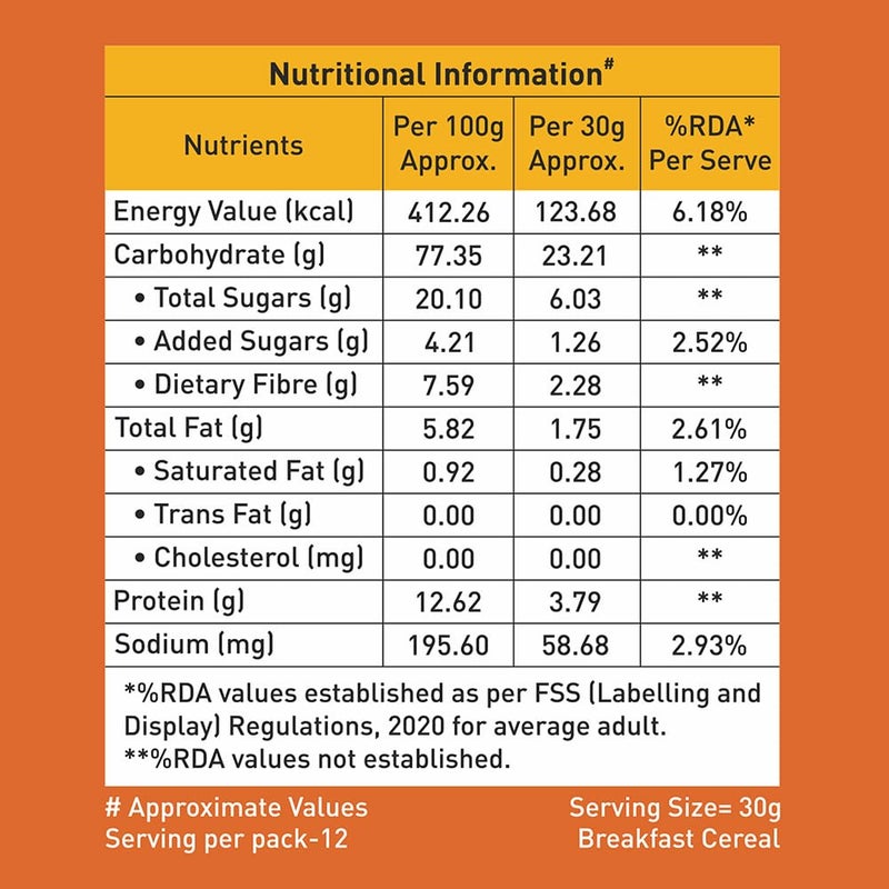 Gaia Crunchy Fruit and Nut Muesli 375 gm - The Deliciously Crunchy and Nutritious Breakfast Cereals Packed with Fibre, Iron and Antioxidants Serves As The Nourishing, Tasty Breakfast Option. - Image 5