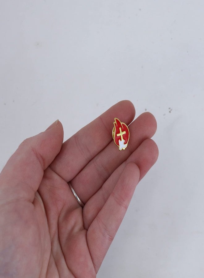 Needzo Come Holy Spirit Dove Lapel Pin and Bookmark, Confirmation Gift Set, 3/4 and 6 Inch - Image 5