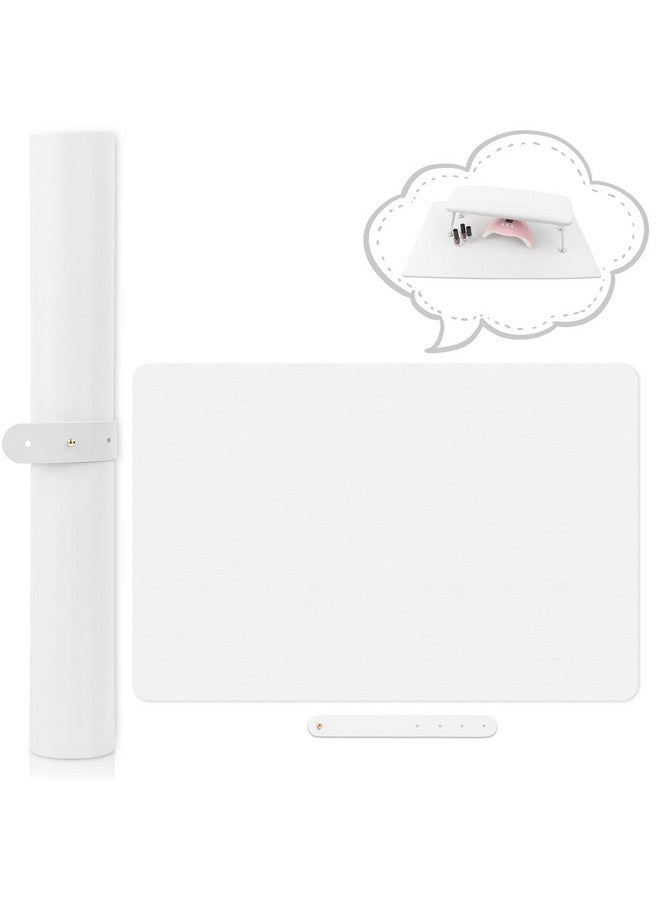 Deciniee (MAT ONLY) Nail Art Table Mat, Nail Arm Rest Pad for Acrylic Nails, Soft Microfiber PU Leather Nail Mat for Table, Foldable Nail Hand Rest Pillow Manicure Pad, Acrylic Nail Desk Mat for Nail Cushion - Image 1