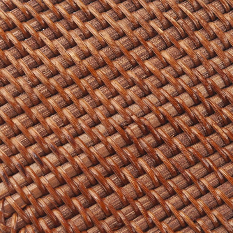 DECRAFTS Rattan Tissue Box Cover Natural Woven Facial Napkin Holder Square (Honey Brown, 5.5x5.5x5.9 Inch) - Image 4