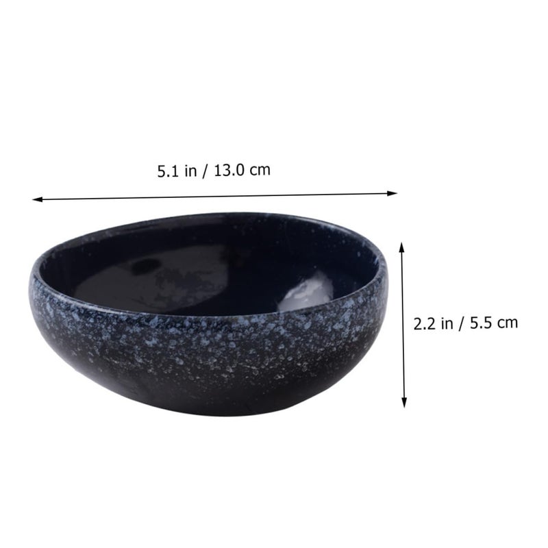 Large Ceramic Ramen Bowls 300ml Porcelain Noodle Soup Containers Set of 3 Random Colors - Image 3