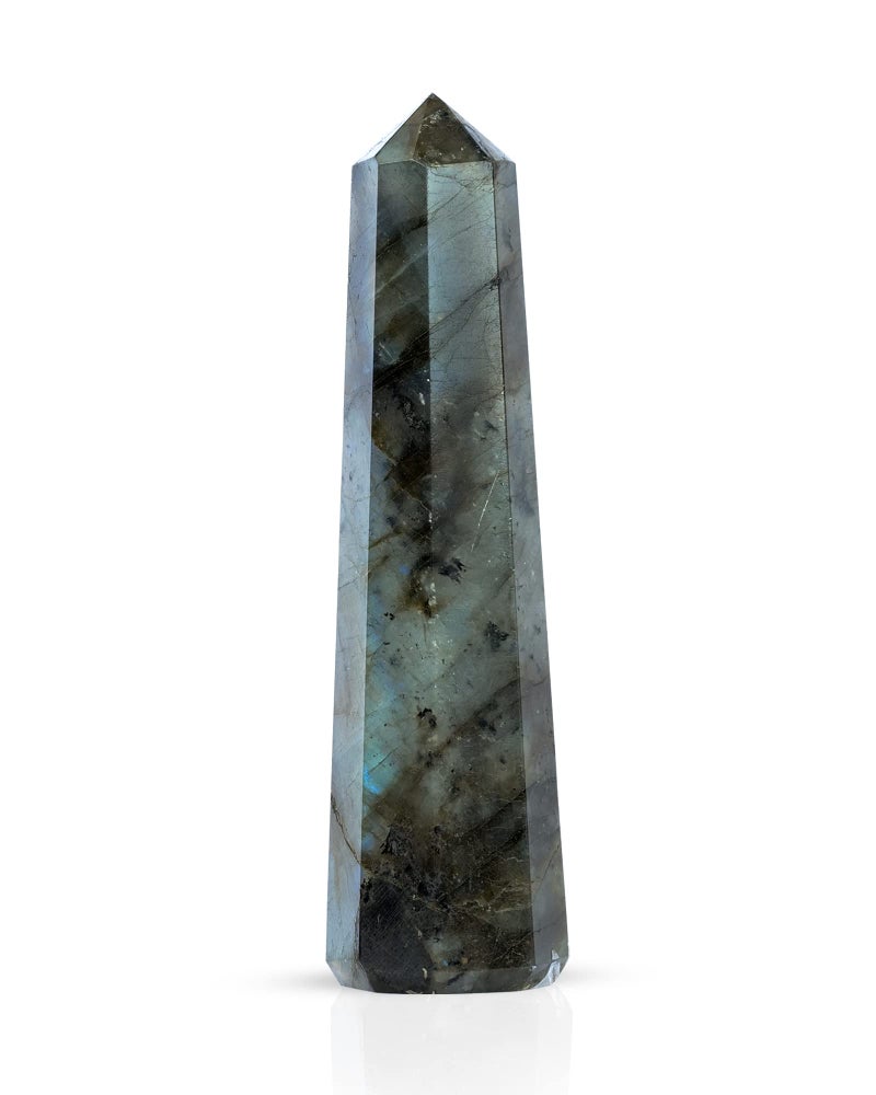 Labrodorite Crystal Crystal Wand Set Meditation Wand Stone Tower Positive Energy Crystals Healing Crystal Wands Crystal Gift Set Crystal Tower Point Gem Wand Spiritual Items