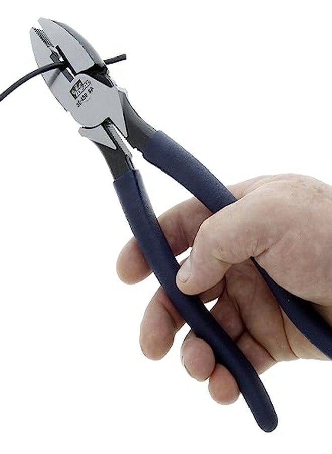 IDEAL INDUSTRIES INC. 30-450 9-1/2 in. Linesman Pliers; Dipped Grip - Image 4