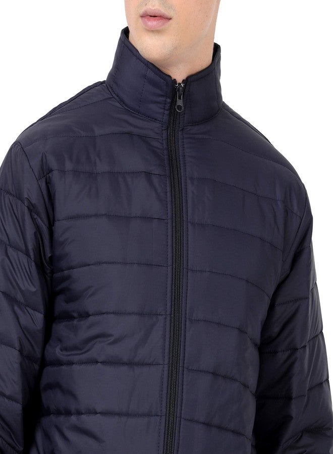 Scott International جاكيت رجالي مبطن بأكمام طويلة من سكوت إنترناشونال (SS21_TW-FSLV-BU-XL، أزرق داكن) - Image 3