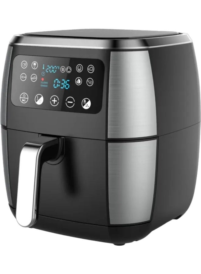 MediaTech Digital Air Fryer, 1800 Watt, 7.2 Liters, MT-AF1000 - Black
