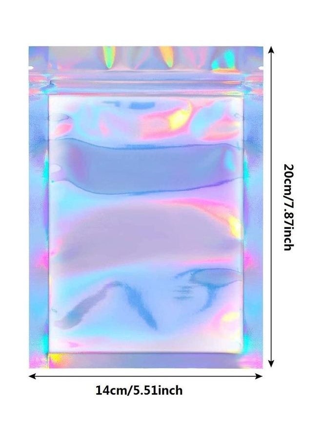 Generic 100-Piece Laser Foil Seal Storage Pouch Multicolour 14x20cm  - Image 2