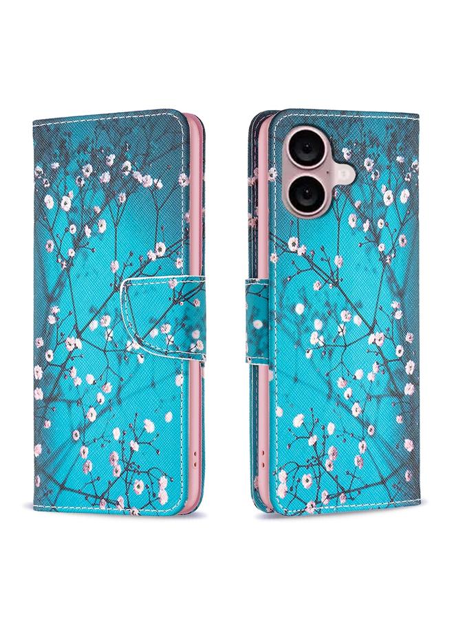 S-TOP Case For iPhone 16 Colored Drawing Pattern Leather Phone Case - Image 1