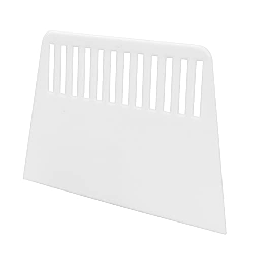 Plastic Putty Knife 7 Inch Scraper Tool Flexible Spackle Spreader Smoothing Tool for Paint Wall Paper Treatment Windshield Drywall Decals Patching Painting White