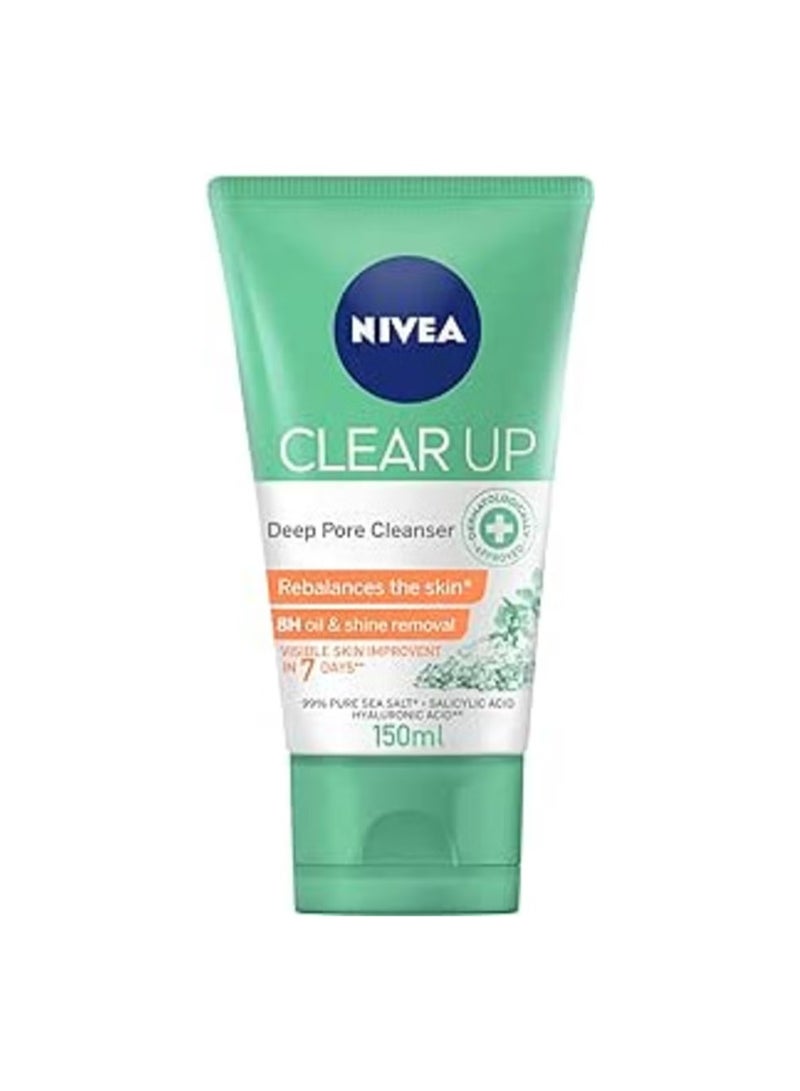 Nivea clear up deep pore cleanser 150ml