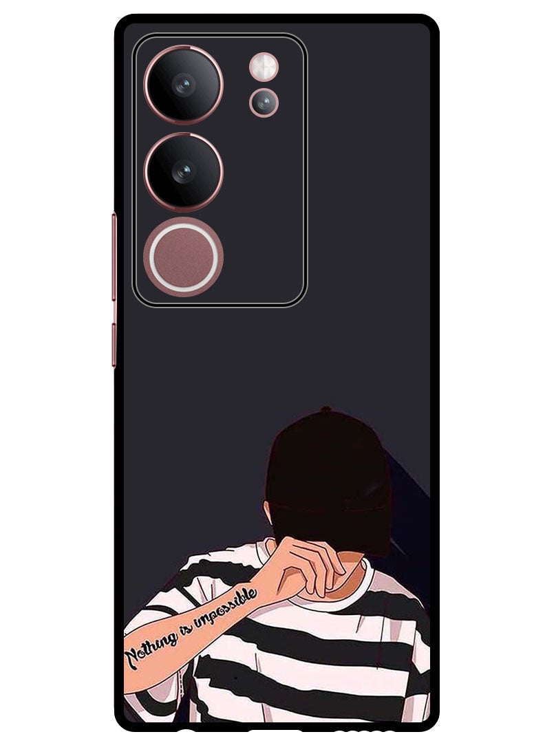 Theodor Protective Case Anti Scratch Shock Proof Bumper Cover For Vivo V29 - V29 Pro Nothing Is Impossible 1 - Image 1