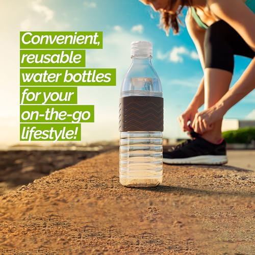 Copco Hydra Water Bottle with Spill-Resistant Lid, 16.9 oz - Reusable Tritan Non-Slip Sleeve, Twist-Open Body - BPA-Free, Leak-Proof, Durable & Portable for Gym, Office, School (Gray) - Image 2