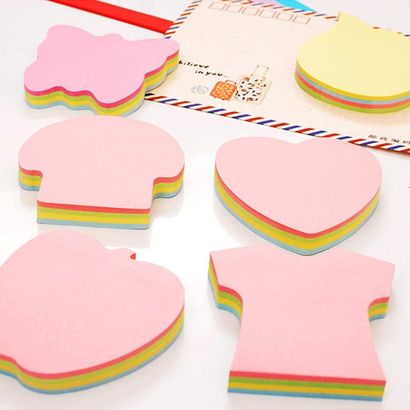 klarako 100pcs Selfklarako stick Pads,Sticky Notes,Pop up Sticky Notes Cute Sticky Notes for Office, School and Family - Image 2