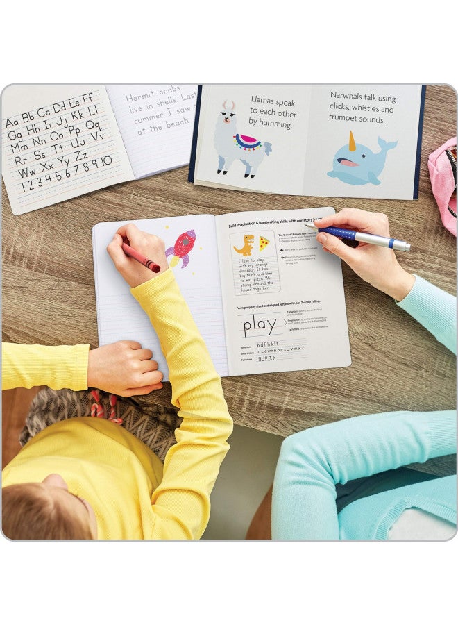 Oxford Oxford Primary Composition Notebooks, Kids Handwriting & Drawing Story Journal, Pre-K, Grades K-2, 100 Sheets/200 Pages, 9 3/4 x 7 1/2, 4/Pack (63784) - Image 3