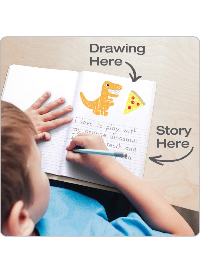 Oxford Oxford Primary Composition Notebooks, Kids Handwriting & Drawing Story Journal, Pre-K, Grades K-2, 100 Sheets/200 Pages, 9 3/4 x 7 1/2, 4/Pack (63784) - Image 2