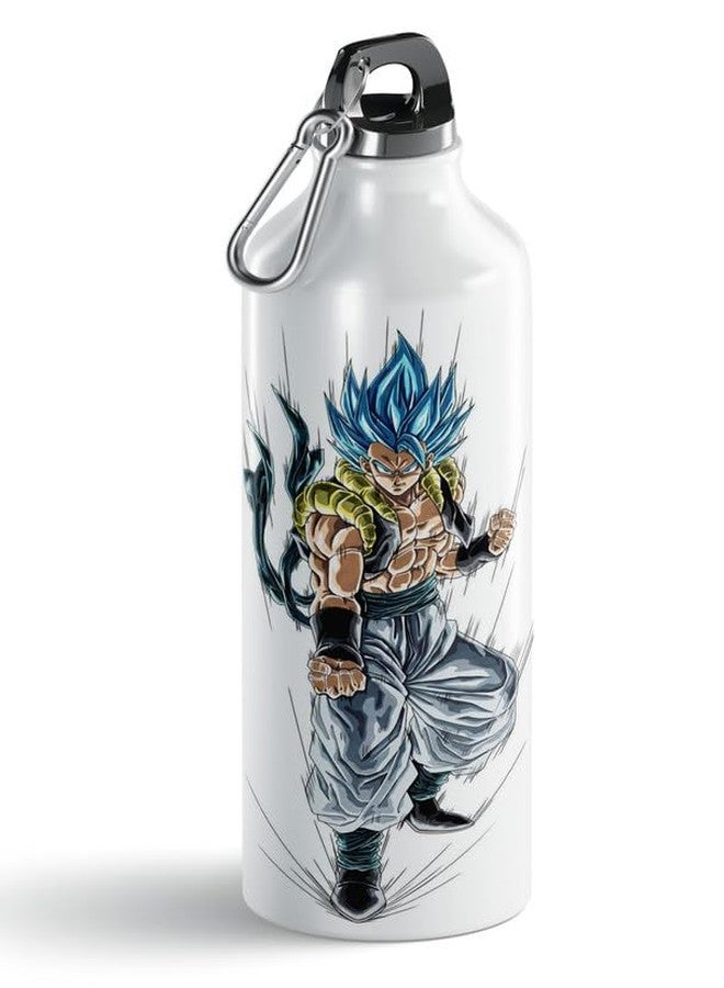 PrintWala Goku Ultra Instinct Anime Sipper Bottle – 750ml Aluminum Water Bottle for School, Gym & Office - Image 2