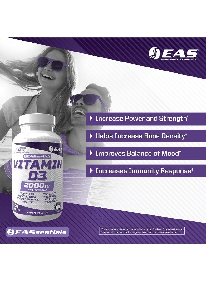 EAS Vitamin D3 2000 IU Tablets for Adults - Image 3