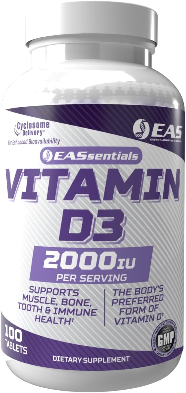 EAS Vitamin D3 2000 IU Tablets for Adults - Image 1