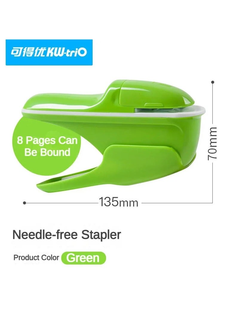 ارواق دباسة صغيرة آمنة بدون دبابيس، أوراق بدون دبابيس خالية من الدبابيس لتجليد الورق واللوازم المكتبية المدرسية للأعمال والقرطاسية