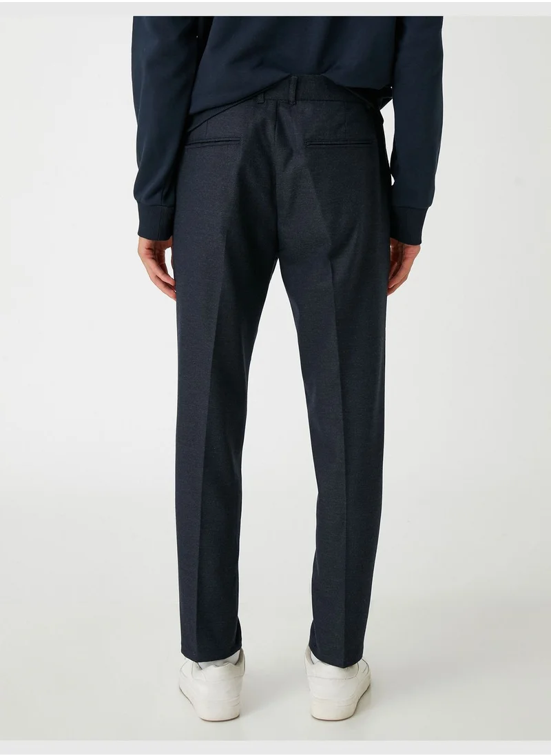 كوتن Basic Pleated Trousers Slim Leg