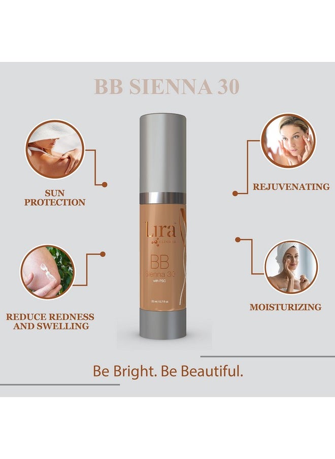 LIRA CLINICAL - Bb Spf 30 Tinted Bb Cream With Psc & Vitamins Full Coverage 0.7 Fl Oz. (Bb Sienna 30) - Image 1