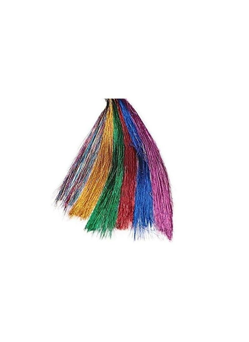 RollsTimi  - Children's Hair Extensions Hair Tinsel Glitter Colored Party Highlights - Image 1