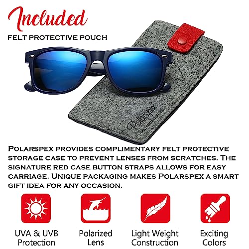 PolarSpex Polarized Sunglasses for Men and Women – UV Protection, Durable & Lightweight Retro Sunglasses for Driving, Fishing - Image 2