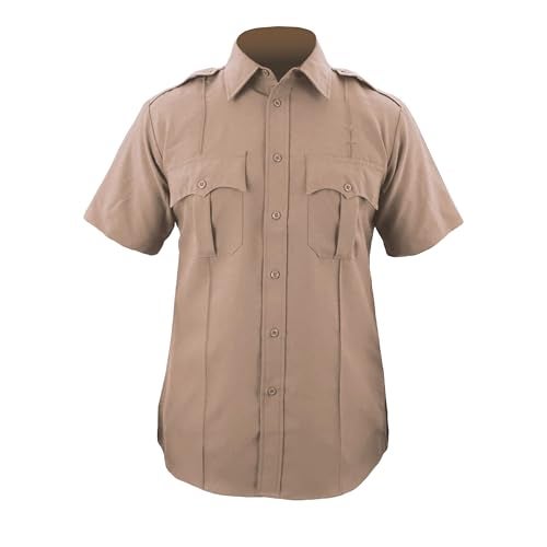 First Class ShortSleeve Uniform Shirt 2XL Tan - Image 5