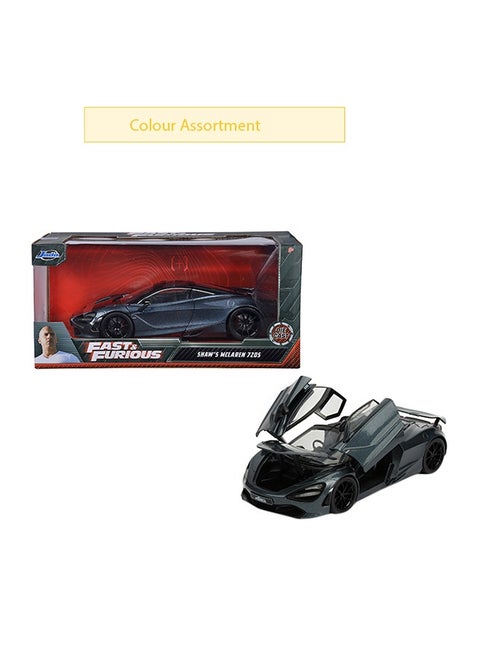 Fast And Furious Shaw'S Mclaren 720S 1:24 Color assortment