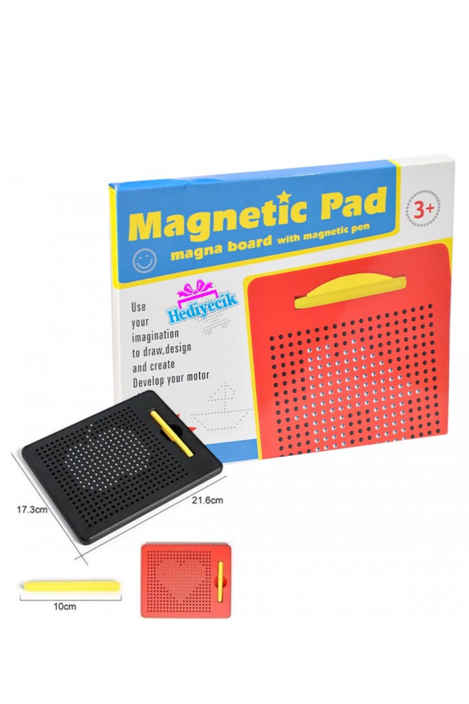 Magnetic Board Game For Kids, 380 Balls, With Magnetic Pen, Ages 3 Years & Above Multi color - Image 2