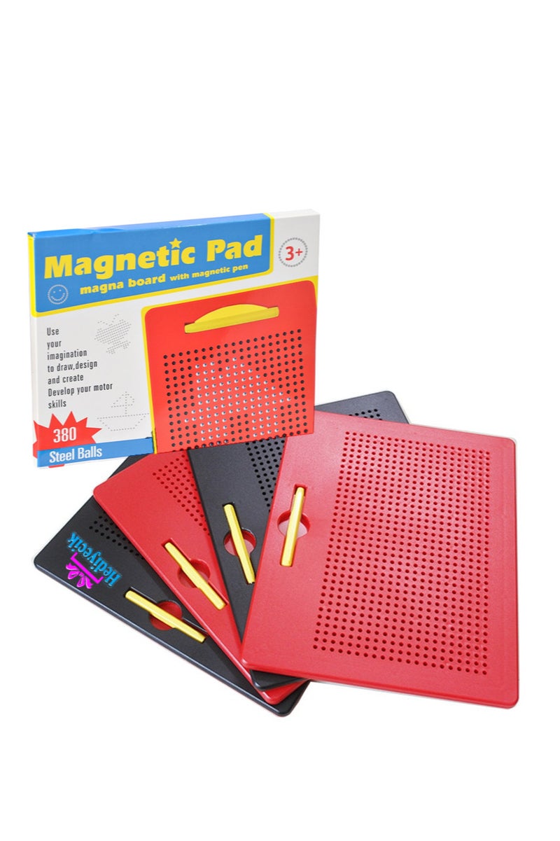 Magnetic Board Game For Kids, 380 Balls, With Magnetic Pen, Ages 3 Years & Above Multi color - Image 4