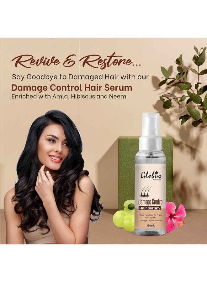 Globus Remedies Anti Hair Fall And Damage Control Hair Serum Combo For Both Men & Women - Image 3