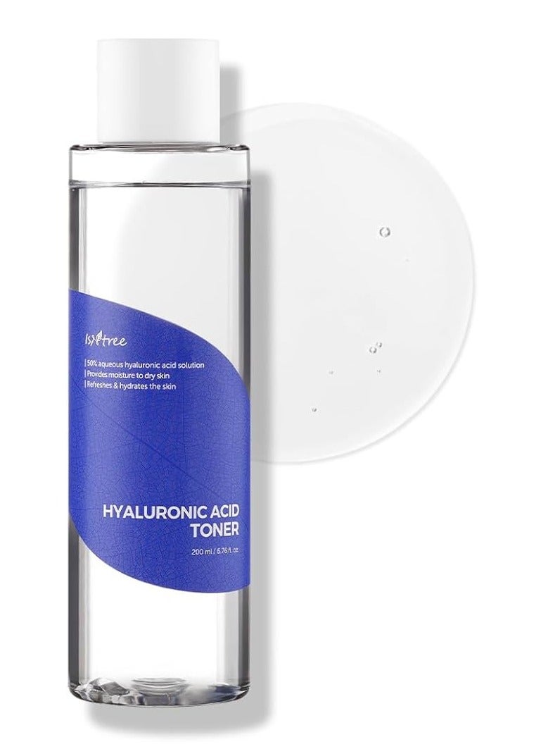 IsNtree Hyaluronic Acid Toner 200ml | Deep Moisture for Dry Skin | Fully Hydrates & Locks in Moisture | Ampoule-Like Texture | Korean Skincare - Image 1