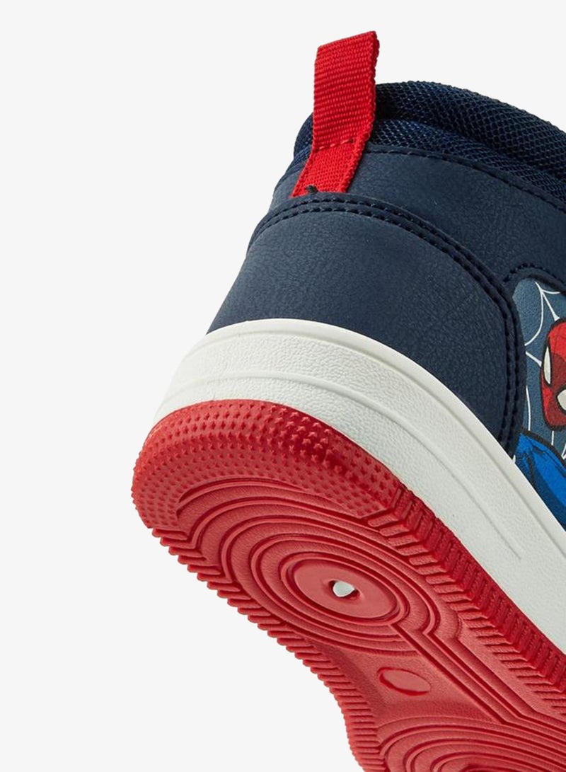 MARVEL Boys Spider-Man Print High Top School Sneakers - Image 5