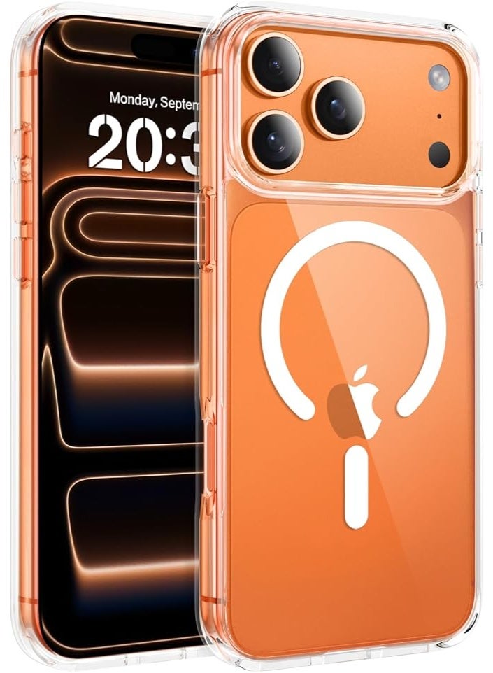 Crystal Palace Case for iPhone 17pro max - Clear, Drop Protection, Clear Guard Anti‑Yellowing & Scratch‑Resistant, MagSafe & Wireless Charging Compatible - Image 1