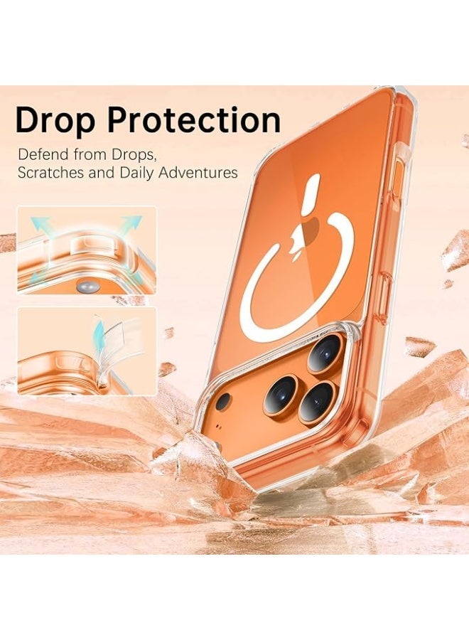 Crystal Palace Case for iPhone 17pro max - Clear Drop Protection, Clear Guard Anti‑Yellowing & Scratch‑Resistant, MagSafe & Wireless Charging Compatible - Image 2