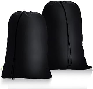 OTraki OTraki Travel Dirty Laundry Bags 24 x 32 inch 2 Pack Heavy Duty Drawstring Organizer Bag Tear Resistant Clothes  - Image 1