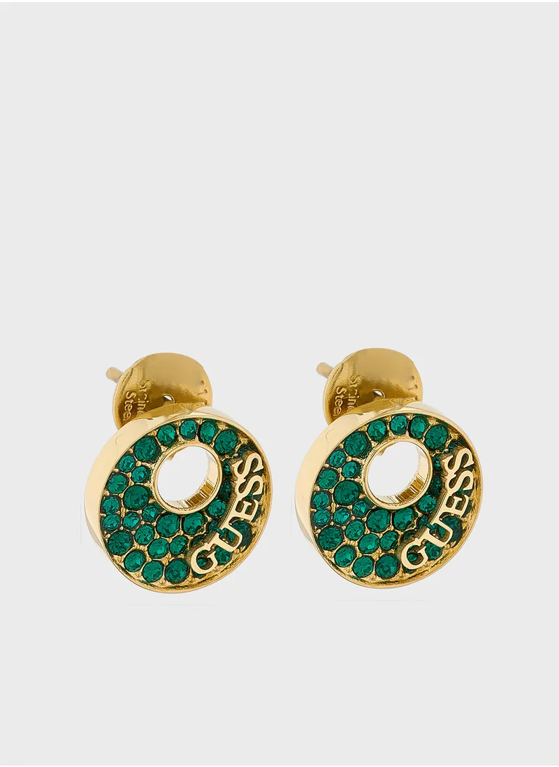 جس Blooming Summer Stud Earrings