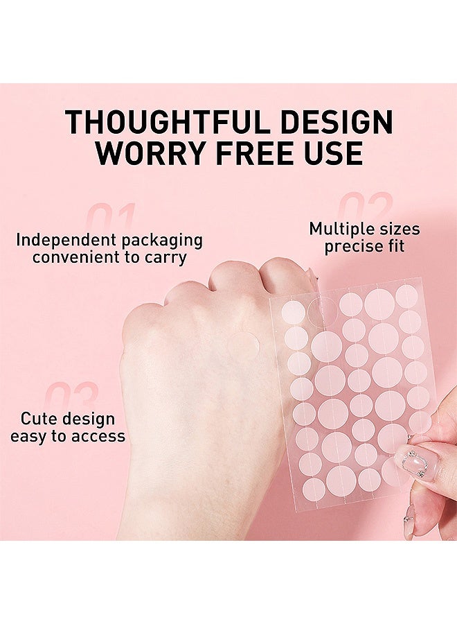 MOIKA Pimple Patches for Face count, Hydrocolloid Acne Pimple Patch for Covering Zits and Blemishes, 36 paches Acne Patches - Image 4