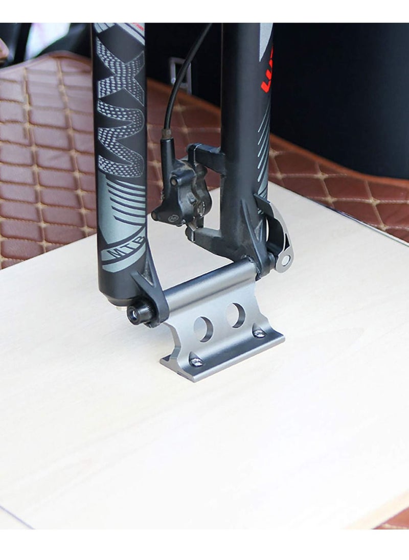 Y&D - Quick Release Fork Mount Bike Block Aluminum Alloy Bicycle Front Fixed Clip Luggage Rack For Truck Trailer, for Road Stand - Image 1