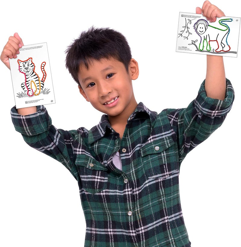 WikkiStix WIKKI STIX Animal Activity Pak  Features 12 Zoo Animals with Handson Activity and Fun Fact on Each Made in The USA Multiple Colors - Image 4
