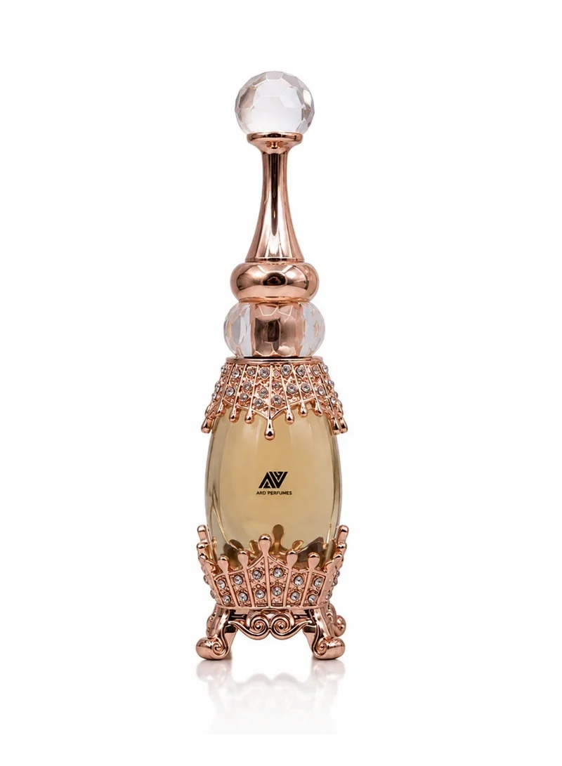 ARD PERFUMES Princess Attar by Ard Perfumes – Women's Concentrated Perfume Oil (CPO) 25ml | Luxury Crystal Bottle & Gift Box | Aquatic Green, White Floral Musk, Amber Tonka | 100% Alcohol-Free