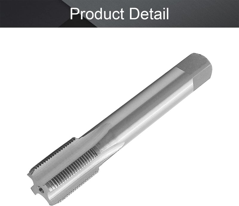 اتول مارت Utoolmart براغي قياسية آلية، M14 x 1mm درجة H2 برغي لولبي أيمن، HSS غير مطلي، 4 أخاديد مستقيمة، أداة DIY لتقطيع اللولب، 1 قطعة - Image 4